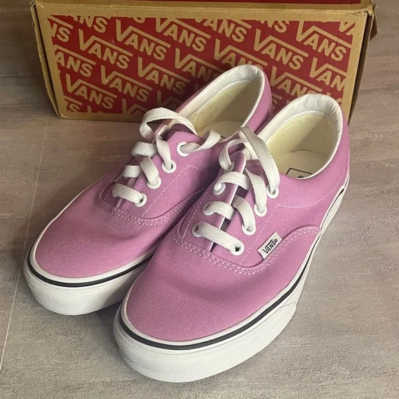 Vans -Orchid/True White Women's Sneakers- New w Box SZ 6 - Picture 4 of 7